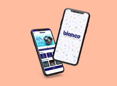 A mobile dashboard with data visualization charts.